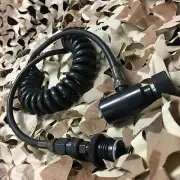 NEW Ninja Paintball Standard Remote Line Compressed Air Coil Hose - Black