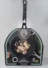 MasterChef TV Series Stir Fry Pan Glass Lid Stainless Steel Cookware 11" Teflon