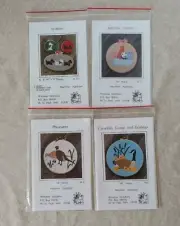 4 New Vintage Machine Applique Patterns Winslow Stitchery Lois Benesh