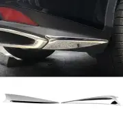 For Lexus RX350 450h 2020~22 Chrome Steel Rear Bumper Diffuser Guard Strip Trim (for: Lexus)