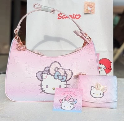 Hello Kitty 50th Anniversary Bag & Wallet Set Japan Limited | Gift for Girls