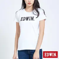 在飛比找momo購物網優惠-【EDWIN】女裝 溫變迷彩短袖T恤(白色)