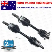 For Mitsubishi Triton ML MN Diesel 07/2006 - 12/2014 CV Joint Drive Shafts Pair