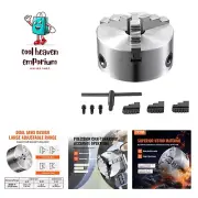 3-Jaw Lathe Chuck, 4'', Self-Centering Lathe Chuck, 0.08-4 in/2-100 mm Clampi...