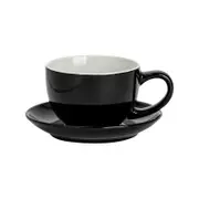 Argon Tableware 2 Piece Coloured Cappuccino Cup And Saucer Set - 250ml