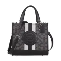 在飛比找momo購物網優惠-【COACH】COACH Dempsey Tote 22圓標