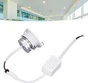 ElgnAura Mini LED Recessed Ceiling Light, 5W Adjustable Angle Downlight with Hardwired Cable and Connectors, 3000K Warm White Lighting for Indoor Use (Natural Light 4000K)
