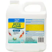 API Pond Accu-Clear 64oz Quickly Clears Pond Water Fish Plant and Wildlife Safe
