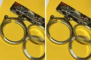 Proflow PFETVA30 3.0" 76mm V-bands x 2 SS clamp + Aluminium collars