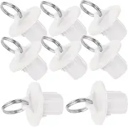 ARTIBETTER 8pcs Black Bungee End Caps for Roller Shades Deck Sunblind System Accessories Easy Install Roller Blind Parts Sturdy Plastic Stopper Replacement for Roller Blind Bungee Cord
