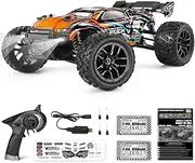 HAIBOXING RC Cars ,1:18 36 KM/H High Speed Remote Control Cars for Adults Kids ,2.4GHz 4WD Waterproof Off-Road Monster Truck with Two Batteries, ALL Terrain Buggy Vehicle Car Toy Gifts for Boys