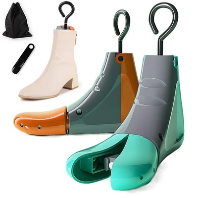 Portable Shoe Tree Stretcher Adjustable for Men Women Boots High-Top Shoes
