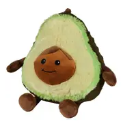 Microwavable Warmies Heat or Cool Pack Green Avocado Plush Soft