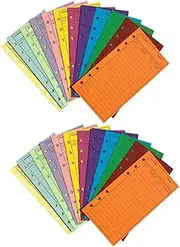 CAXUSD 1set Cash Envelopes Decorative Loose Leaf for Expense Tracking Lightweight for Organized Budgeting The Go 24pcs
