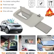 Left Gray Sun Visor W/O Sunroof For 2012-2016 Nissan LEAF SV BATTERY (for: Nissan)
