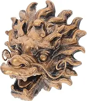 MERRYHAPY Your Outdoor Space Dragon Water Fountain Garden Decor Backyard Feature Wall Fountain Resin 13x15x8 Inches