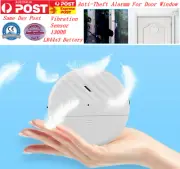Anti-Theft Slim Small Door Window Alarm Vibration Sensor Wireless Home Security