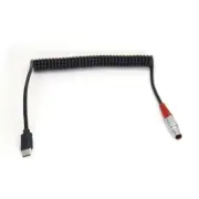 Power Coiled Cable Ronin RS3/RS4 Type-C to 0B 4Pin Male for ARRI FIZ MDR Focus