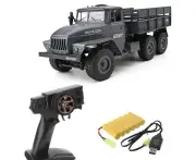 Mz Yy2004 15km/h 2.4g 6wd 1/12 Military Truck Off Road Rc Car Crawler 6x6 Toys Models For Kids Birthday Gift Single Battery