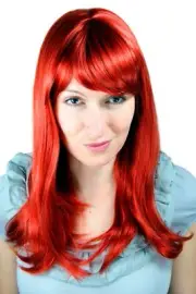 WIG ME UP Women's Wig Red Copper Fringe Long Smooth 50cm 6310-137 Wig