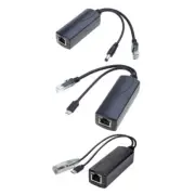 Durable Gigabit PoE Splitter TYPE-C/DCPlug/Micro USB Power over Ethernets 1000M