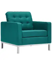 Modway Loft Upholstered Fabric Armchair