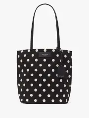 On Purpose Sunshine Dot Printed Canvas Large Tote