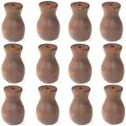 12 Pieces Brown Window Blind Cord Knobs Cord Tassel Small Drops Pull End