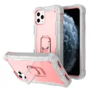 MCC Stylish Shockproof iPhone 11 Pro Case Cover Apple Heavy Duty Tough [Grey+Pink]