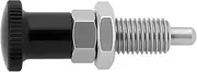 LT Easiyl M8 Reset Type Spring Pin Stainless Steel Round Head Spring Indexing Pin Suitable for Mechanical Equipment Fixtures Molds