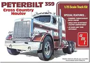 AMT 1477 Peterbilt 359 Cross Country Hauler Model Kit