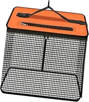QSTDGVPW Fish Basket Fishing Protection Net Fishing Storage Cage Minnow Bucket for Live Caught Fish