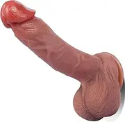 21 cm Liquid Silicone Realistic Dildo for Her Fallinsexy Small Realistic Dildos Dildo Sex Toy with Suction Cup Dildo Butt Plug Erotic Sex Toy for Women Solo Men Beginners