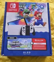 Nintendo Switch OLED Super Mario Bros Wonder Bundle