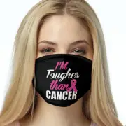 Tougher than Cancer FACE MASK Reusable Washable Unisex Face Cloth USA Seller