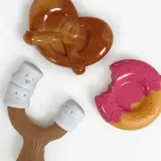 Nylabone Power Chew Toy Bundle, Cute Dog Large, Donut, Pretzel, Marshmallow