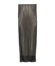Spiral mesh maxi skirt S,XS,M Black