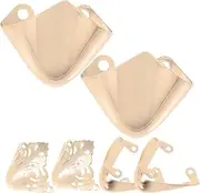 [Beavorty] 2Pairs High Heel Tip Protectors of Pointed Shoe Tip Covers Stylish High Heel Protectors for Toe Safety for Weddings Parties Durable Attractive Design