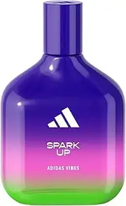 adidas Vibes Spark Up Eau de Parfum For All, Energising and Stimulating, Long Lasting Fragrance, Sweet Orange and Black Pepper 100ml