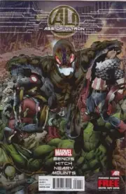 Age of Ultron #1 (2013) Bryan Hitch Embossed Foil Wraparound Cover
