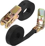 iplusmile 2pcs Heavy Duty Tie Down Straps Cam Buckle Luggage Straps Portable Securing Rope for Trailer Cargo and Outdoor Use