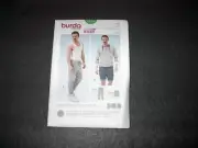 Burda Pattern 6719 Men's Fitted Pants / Shorts 36 ~ 46 Uncut