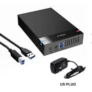 2.5/3.5 Inch HDD Case USB3.0 Hard Drive Enclosure SATA to USB 3.0 External Hard Drive Disk Box 10TB Adapter for PC Laptop