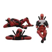 3pcs/set Anime Deadpool Action Figures Toys Ornament, Classics Figures Model For Home Car Desktop Decoration Gift A