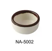 Yanco China NA-5002 Nature Art White Melamine 1.5 oz. Condiment Server - 6 Doz
