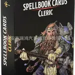 魔法書卡片牧師DUNGEONS & DRAGONS SPELLBOOK CARDS:CLERIC桌游 收藏品 桌遊