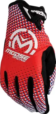 Moose Offroad SX1 S25, gloves , color: Red/White/Blue , size: M