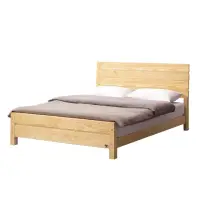 在飛比找momo購物網優惠-【唯熙傢俱】威爾遜松木5尺雙人床(臥室 雙人床 實木床架 床