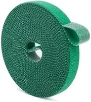 RUEHALF Plant Tie Adjustable Self Adhesive Plant Nylon Cable Hook Loop Support Garden Twine Bandage Reusable Fastener Tape Strips(5M(1 Roll))
