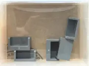 LEGO Parts - Dark Bluish Gray Panel 1 x 2 x 1 with 2 Sides - No 23969 - QTY 5